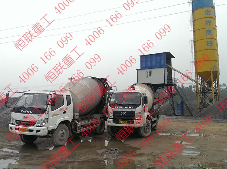 山東菏澤小型混凝土攪拌車已普及全市